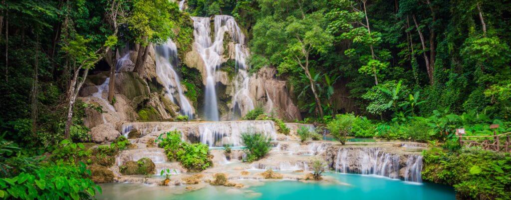 Kuang Si waterfall in Luang Prabang